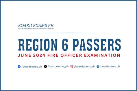 FOE RESULTS: June 2024 Fire Officer Exam List of .